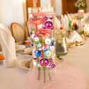 420Pieces Floating NO Hole Pearls for Centerpiece Glass Vases,Floating Pink Pearls Beads for Tall Vase Filler Floatings Candles for Wedding