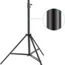 Neewer Heavy Duty Light Stand, Metal 13ft/4m Adjustable Photography Tripod C Stand with Spring Cushion 1/4" Screw for Studio LED Continuous Light Background Flash Strobe, Max Load: 22lb/10kg, Black