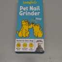 LUCKY TAIL Pet Nail Grinder for Dogs and Cats - Super Quiet and Low Vibration Electric Dog Nail Grinder with 2 LED Lights - USB Rechargeable and Cordless - 2 Speeds - Small to Large Pets - Teal