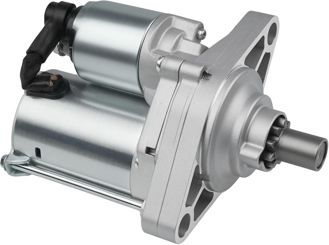 17728N New Starter Compatible with Honda Accord 1998-2007, Pilot 2003-2005, Acura CL 1997-1999, Odyssey 1999-2006, TL 1999-2006, MDX 2001-2002 3.0L 3.5L V6 06312-P8A-5050 410-54027te White)
