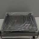 Vinyl Record Player with Built-in Speakers, 3 Speed Turntable with Latest Bluetooth 5.3, AUX Input, Headphone Jack, RCA Output and Auto Stop, Mirror Vintage Wooden Black