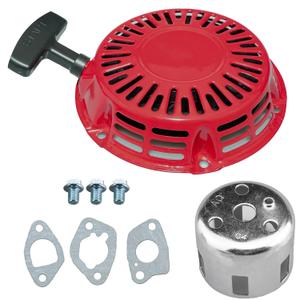 Ruma Pull Start Recoil Starter Assembly with Flange Cup for Honda GX120 GX160 GX200 Harbor Freight Predator 212 173 Engine Go Kart Ruma Pull Start Recoil Starter Assembly with Flange Cup for Honda GX120 GX160 GX200 Harbor Freight Predator 212 173 Engine Go Kart