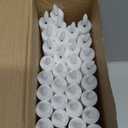 Reginary 36 Pieces Flameless Taper Candles 10 Inch Battery Operated LED Taper Flameless LED Candlesticks Flickering Window Candles for Christmas Home Wedding Decor(White)