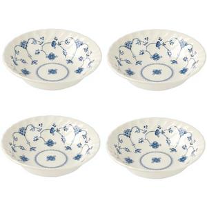 Churchill Finlandia Dinnerware Scallop Bowl Bowl 9", Set of 4, Made in England