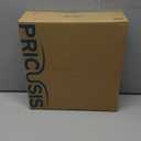 PRICUSIS Nonstick Deep Frying Pan with Glass Lid, 12 Inch (4.8 qt), 5X Durable Nonstick Saut Pan, Scratch & Stain Resistant, PFOA Free, Induction Compatible, Dishwasher & Oven Safe, Natural Linen