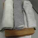3-Pack Organic Baby Swaddle Sleep Sacks - Swaddles for Newborns, Infant 0-3 Months, Baby Girls, Boys, Soft & Snug Newborn Sleep Sack, Nursery Swaddling Blankets (Cloud) (One Size)