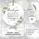 6 x Thank You Gifts for Women 2025 - Thank You Christmas Ornament, Appreciation Gifts for Friends, Coworkers, Mom, Unique Retirement Gift for Bosses, Mentors, Coach
