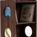 Record Player Stand, Turntable Stand with Vinyl Record Storage, 35"H x 19.1"W x 15.7"D