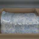 Laura Ashley- King Comforter Set, Cotton Reversible Bedding Set with Matching Sham(s), Farmhouse Home Dcor (Bedford Blue, King)