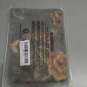 JUSPURBET Boho Floral Pillow Covers 16x24 Inch Set of 2 Chenille Lumbar Throw Pillow Covers with Piping for Couch Bed Soft Textured Cushion Cases for Farmhouse Rustic Decor,Gray