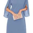 GRACE KARIN Womens Chiffon Dresses Flutter Sleeve Party Wedding Cocktail Dress Size 8