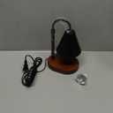 Candle Warmer Lamp With Timer Dimmable, Valentines Day Birthday Gifts for Women Mom, Adiustable Height Modern Candle Warmer Black Candle Lamp for Jar Candle, Home Decor Vintage Wax Warmer with 2 Bulbs