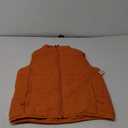 Amazon Essentials Men's Lightweight Water-Resistant Packable Puffer Vest, Burnt Orange, X-Small