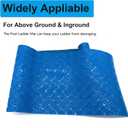3 x Blue Wave Swimming Pool Ladder Pad - Non-Slip Designed for Above Ground Pool Liner Protection - Step Mat (36 * 9 Inch)
