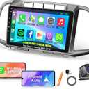 [4G+64G] Android 13 Car Radio for Toyota Venza 2008-2016, Wireless Carplay Android Auto, 9 inch IPS Touch Screen Stereo with GPS, Bluetooth, WiFi, FM Radio+ AHD Backup Camera+MIC