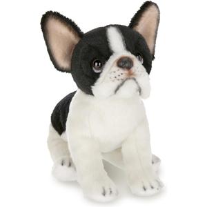 Bearington Collection Lil' Oliver The French Bulldog Stuffed Animal, 6 Inch Boston Terrier Dog Stuffed Animal