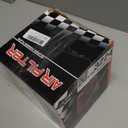 Black 3" Inlet High Flow Clamp-On Cold Air Intake Filter Cleaner 76mm Cone Replacement Dry Air Filter