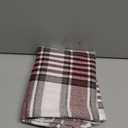 CARRIE HOME Red Christmas Tartan Plaid Pillow Covers 18x18 Set of 2 Farmhouse Buffalo Plaid Red Striped Throw Pillow Cover for Living Room Couch Sofa