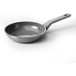 Sanho 8 Inch Frying Pan Nonstick, Ceramic Coating PTFE & PFOA Free Skillet, Induction Compatible & Dishwasher Safe Cookware for Healthy Daily Cooking