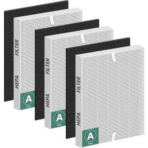 115115 Filter A Replacement Compatible with Winix PlasmaWave Air Purifier C535 5300 5300-2 6300 6300-2 5000 9000 C909 AM90,3 Pc H13 True Size 21 Filters and 3 Pc Carbon Pre-filtersBy Improvedhand