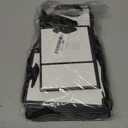 QIELSER White and Black Gift Bags with Handles 4.7x2.3x6.3 Inches Small Paper Bags with Tissue Paper Gift Wrap Bags for Party Favors, Birthday Gifts, Weddings, Baby Showers, Goodie Bags (30)