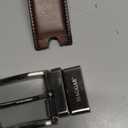 Haggar mens 2-in-1 Reversible Leather Belt for Dress Pants, Suits, Khakis - Classic, Business Casual, Formal, Work (X-Large (42-44), Cognac/Black Stretch)