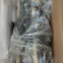 23" W Freestanding Electric Fireplace Inesert, Log Heater with 6 Flame ColorsAPP ControlTemperature Adjustment