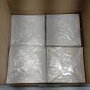 1000 PCS Napkins 2 Ply 4.9" X 4.9" Plain White Beverage Napkins Disposable Four Folded Cocktails Paper Napkins Folded