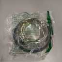 2 Pcs Non-Slip Stainless Steel Small Cat Food Bowls - Unbreakable, Thicken 7 Oz Cat Dishes - Indoor, Removable Rubber Base, Easily Clean, Lovely Color (Silver)