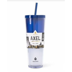 Manna Axel Tumbler Plastic 24oz Blue