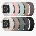 8Pack Stretchy Bands Compatible with Apple Watch Band 40mm 38mm 41mm 42mm 44mm 45mm 46mm 49mm Women Men, Water-Resistant Solo Loop Elastic Sport Straps for iWatch Series 10 9 8 7 6 5 4 3 SE Ultra