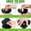 12 Pack Mice Bait Stations with Keys, Mouse Stations, WeatherResistant Mouse Station Box for Indoor Outdoor Keep Rat Mice Away Pets Safe, Dual Entry Tunnel, Black