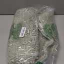 H.VERSAILTEX Bath Rugs for Bathroom Non Slip Bath Mats Extra Thick Chenille Striped Rug 20" x 32" Absorbent Non Skid Fluffy Soft Shaggy Washable Dry Fast Plush Mat for Indoor, Bath Room, Tub - Sage