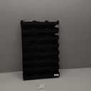 Ireer Business Card Holder for Wall Black Acrylic Business Card Holder Wall Mount Hanging Organizers Acrylic Sticker Display Stand (24 Pockets)