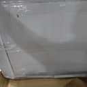 SKM 29" Washer & Dryer Pedestals with Drawer - 2 Pack Laundry Stand Raiser, 14.3" Height, Steel Construction, White