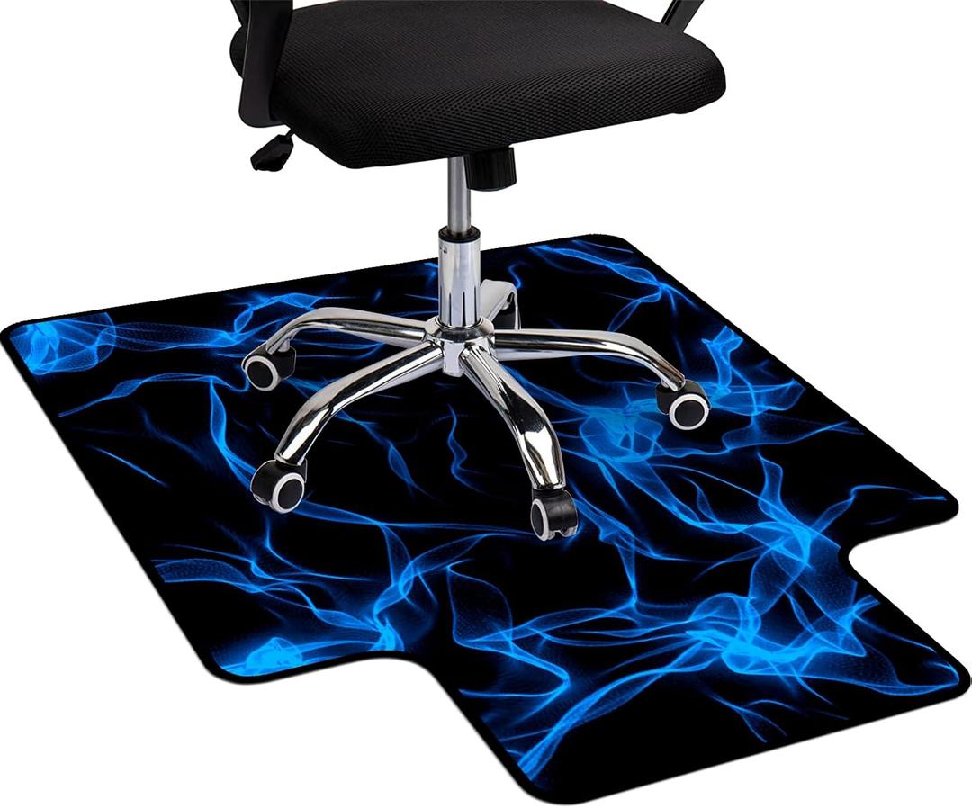Keepcute Gaming Chair Mat for Hardwood Floor and Carpet - Anti-Slip Office Desk Mat, Floor Protector for Computer and Gaming Room 36"x48"