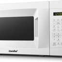 COMFEE' Countertop Microwave Oven, 0.7 Cu.Ft, 700W,Pearl White, ECO Mode, Classic White