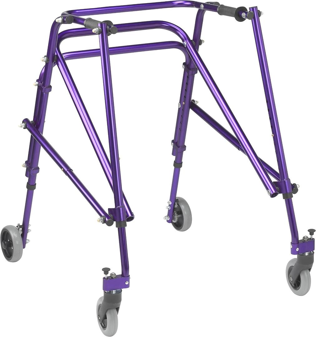 Inspired by Drive Nimbo 2G Mobility Aid Lightweight Posterior Walker, Large, Wizard Purple