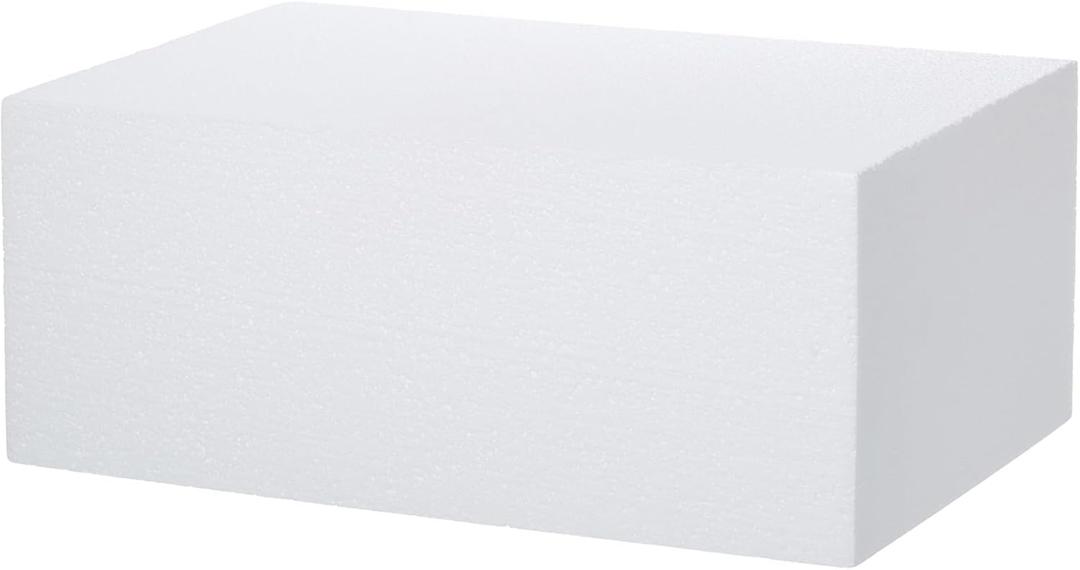 Crafare Craft Foam Blocks Large 17X11X7inch Polystyrene EPS Foam Blocks for Arts Projects Sculptures Modeling Floral Arrangements and Centerpieces