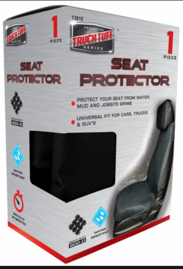 Truck Tuff 13915 Heavy Duty Seat Protector (Black)