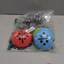 Ranvi 4 Pcs Cute Ladybug Toothbrush Holder Toiletries Toothpaste Holder with Suction Cup Kids Toothbrush Holders