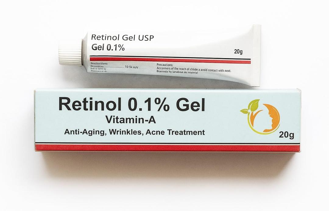 Retinol Gel 0.1 Vitamin A Repairs Fine Lines & Wrinkles, Scar Treatment, Age and Sun Spots, Anti-Aging Formula Gel 20 Grams