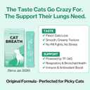 Doctor By Cat Breath Bronchial Supplements Cat Sneezing Treatment Asthma Cold Cough Nose Relief Respiratory&Immune Support with TF-343-30 lickable Formula Individually Packaged, Chicken (1 Pack)