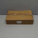 Oikss 100 Pack 5.25x3.25x8.25 Inch Small Plain Natural Kraft Paper Gift Bags with Handles Bulk for Birthday Party Favors Grocery Retail Shopping Business Goody Craft Bags Cub Sacks (Brown 100 Count)