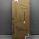 Heimlove White Deep Floating Shelves for Wall, 36W x 12D Wood Wall Shelves Set of 2, Wide Floating Bookshelf for Living Room, Kitchen, Office, Bedroom and Decor Storage, with Black Bracket - White