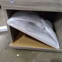 Bush Business Furniture Studio C Office Storage Cabinet with Drawers and Shelves in Modern Hickory, Organization for Home or Professional Workspace