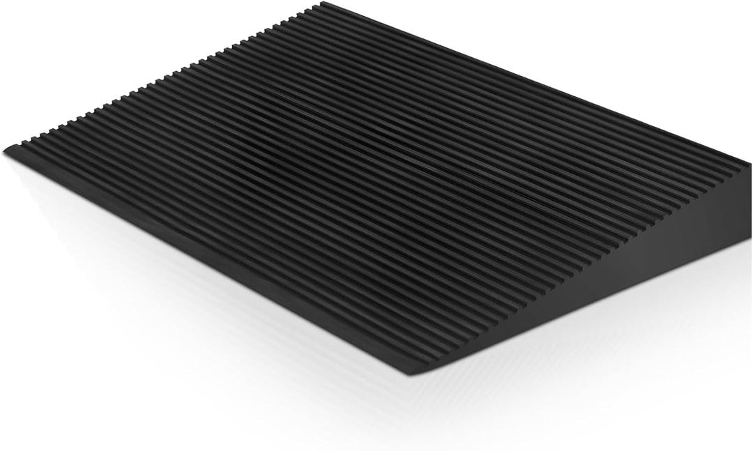 EVA Foam Threshold Ramp, Lightweight Non Slip Doorway Ramp for Wheelchair Walker Scooter, Indoor Outdoor Entry Access for Home Bathroom Garage(Black,36" l X 18" w X 3" h)