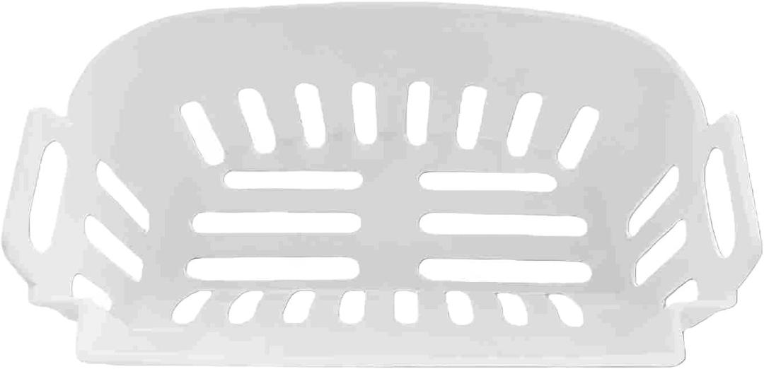 Ice Basket Replacement for Small Household Ice Makers - Food-Grade Plastic Ice Storage Bin Accessory with Drain Design ((Size:7.17"D x 4.37"W x 3.15"H)(HZB-16M/Z))