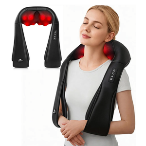 Neck Massager for Pain Relief Deep Tissue with Heat - Shiatsu Back and Shoulder Massage, Mothers Day Gifts for Mom Wife Women Her, Dad Men Him, Christmas, Fathers Day, Plug-in Use for Home Office Car