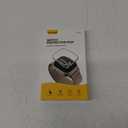 Lamicall Screen Protector for Apple Watch Ultra 49mm, Titanium Alloy Frame Bumper Case Cover, 2Pack Sensitive Touch Tempered Glass Protector for iWatch Ultra 3/2/1(2025/2024/2023/2022)